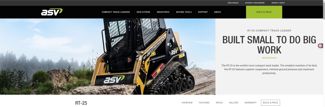 RT-25 Posi-Track® compact track loader-ASV